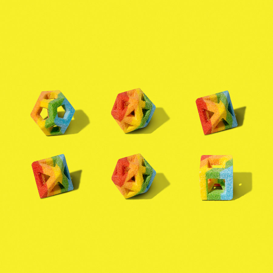Rainbow Sugar Cubes